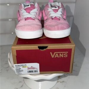 Vans Kids Sneakers in Pink and White